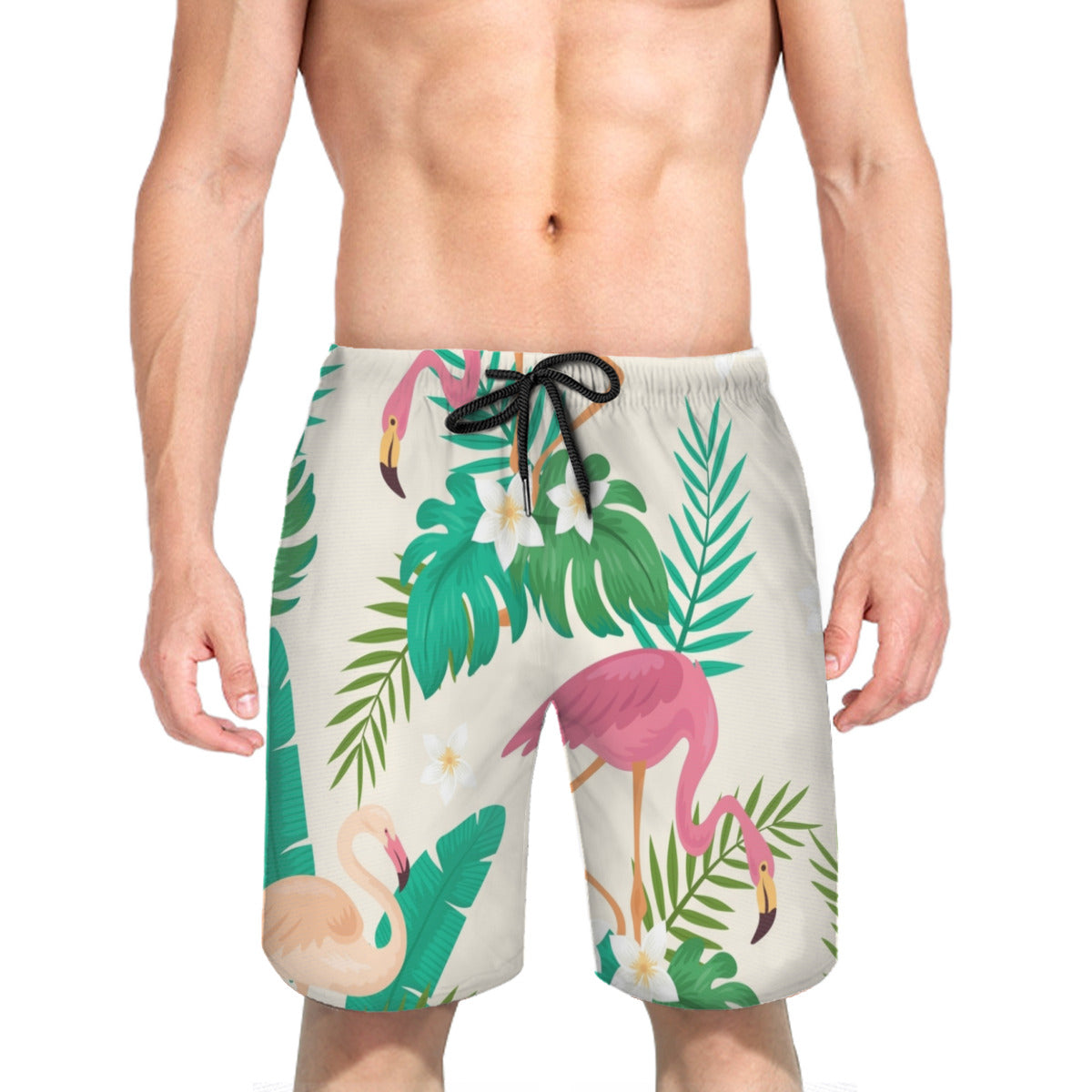 Flamingo 05 Men's Swim Trunks No.XF575D