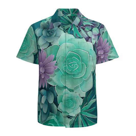 Succulent Love I Mask Hawaiian Shirts No.XRNNEZ