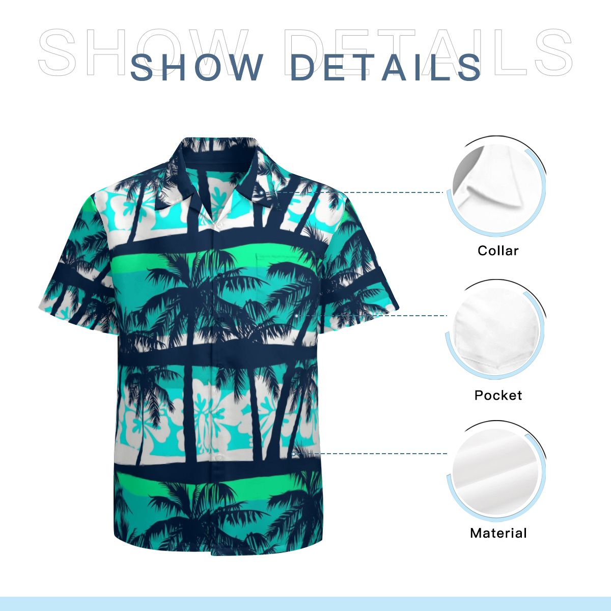 Hawaii Pattern 039 Hawaiian Shirts No.XU2HIH