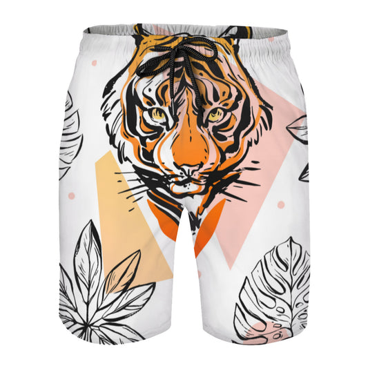 Tiger Men's Swim Trunks No.Y7VMSQ