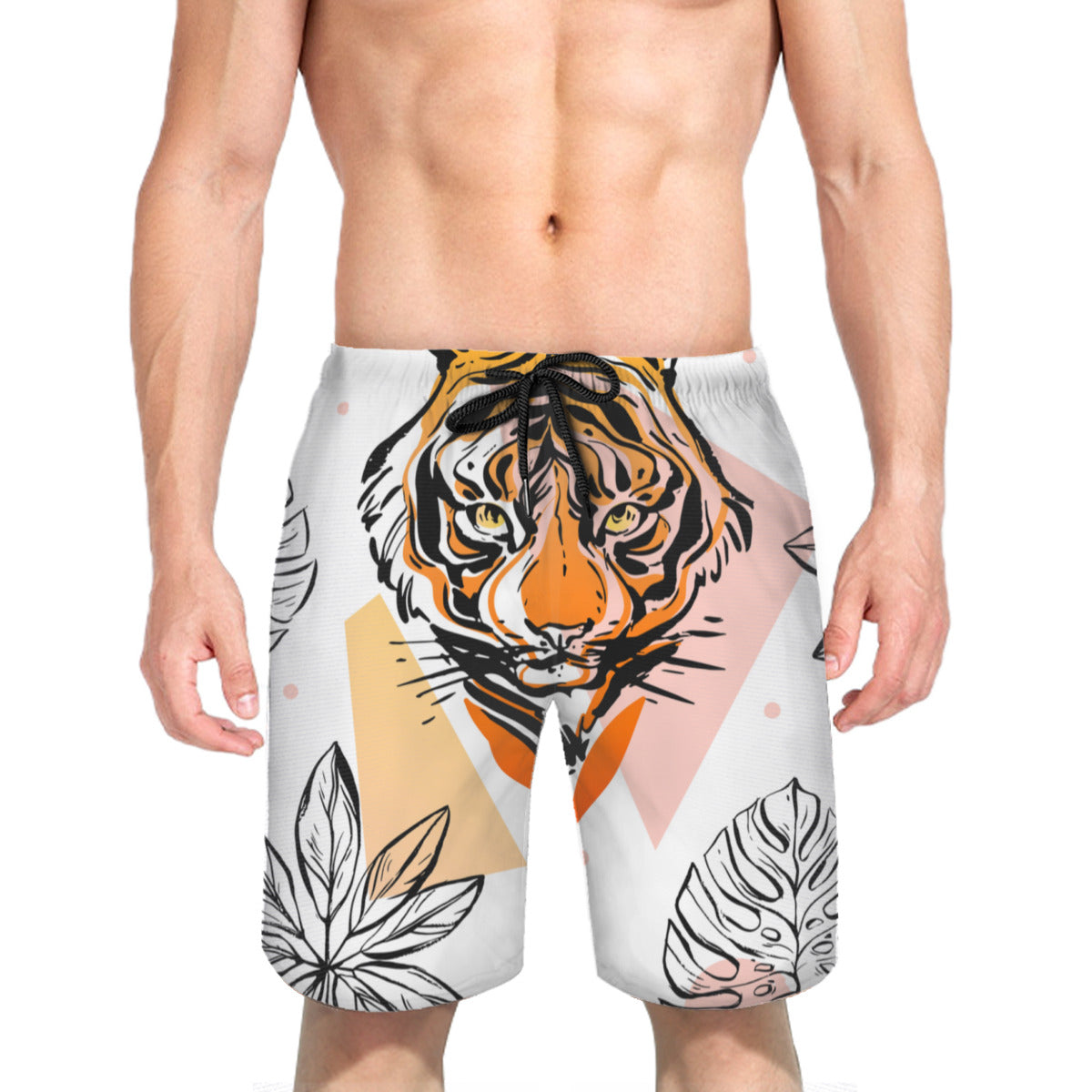 Tiger Men's Swim Trunks No.Y7VMSQ