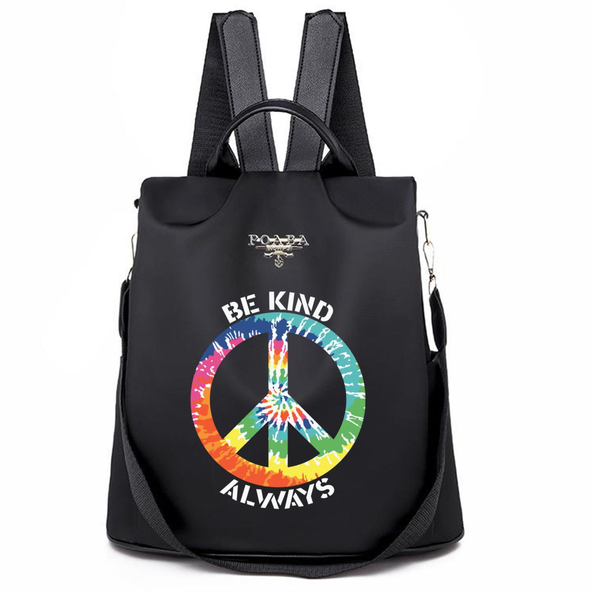Be Kind Always Tie Dye Backpack No.YVA3S9