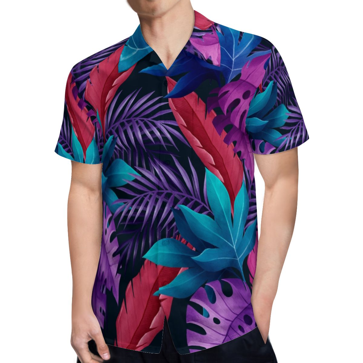 Tropical Leaves 017 Hawaiian Shirts No.Z7GMI5