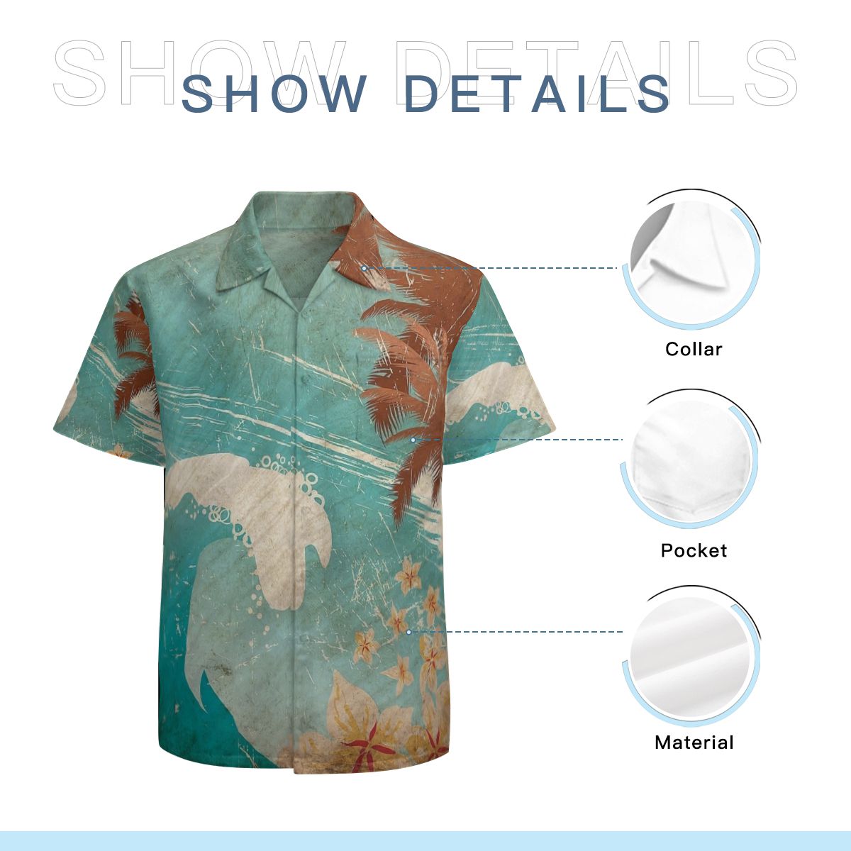 Hawaii Pattern 009 Hawaiian Shirts No.ZDBXUH