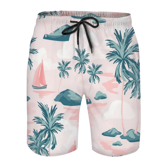 Hawaii Pattern 024 Men's Swim Trunks No.ZJP7HA