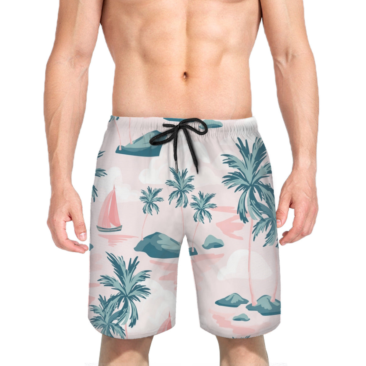 Hawaii Pattern 024 Men's Swim Trunks No.ZJP7HA