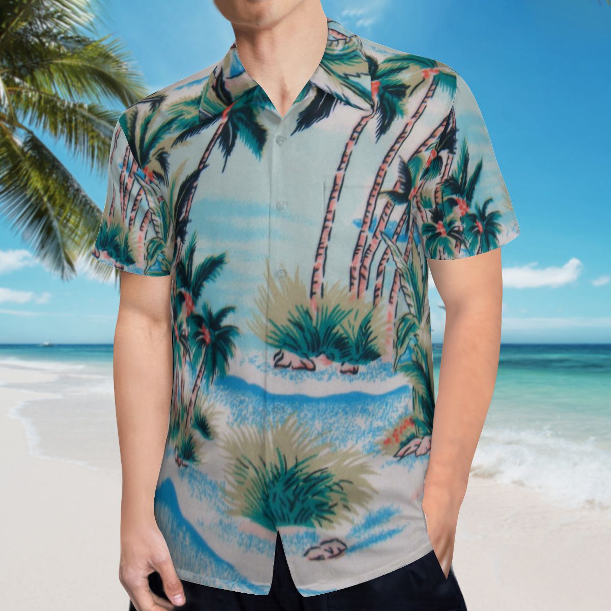 Hawaii Pattern 002 Hawaiian Shirts No.ZLXNFP