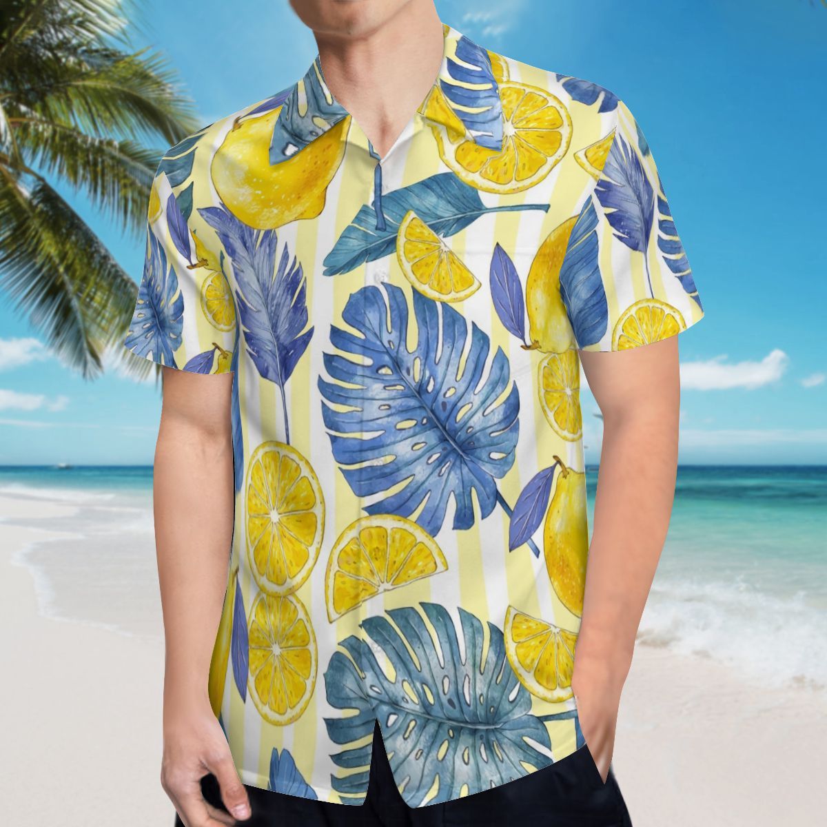 Lemon Hawaiian Shirts No.ZMBYGQ