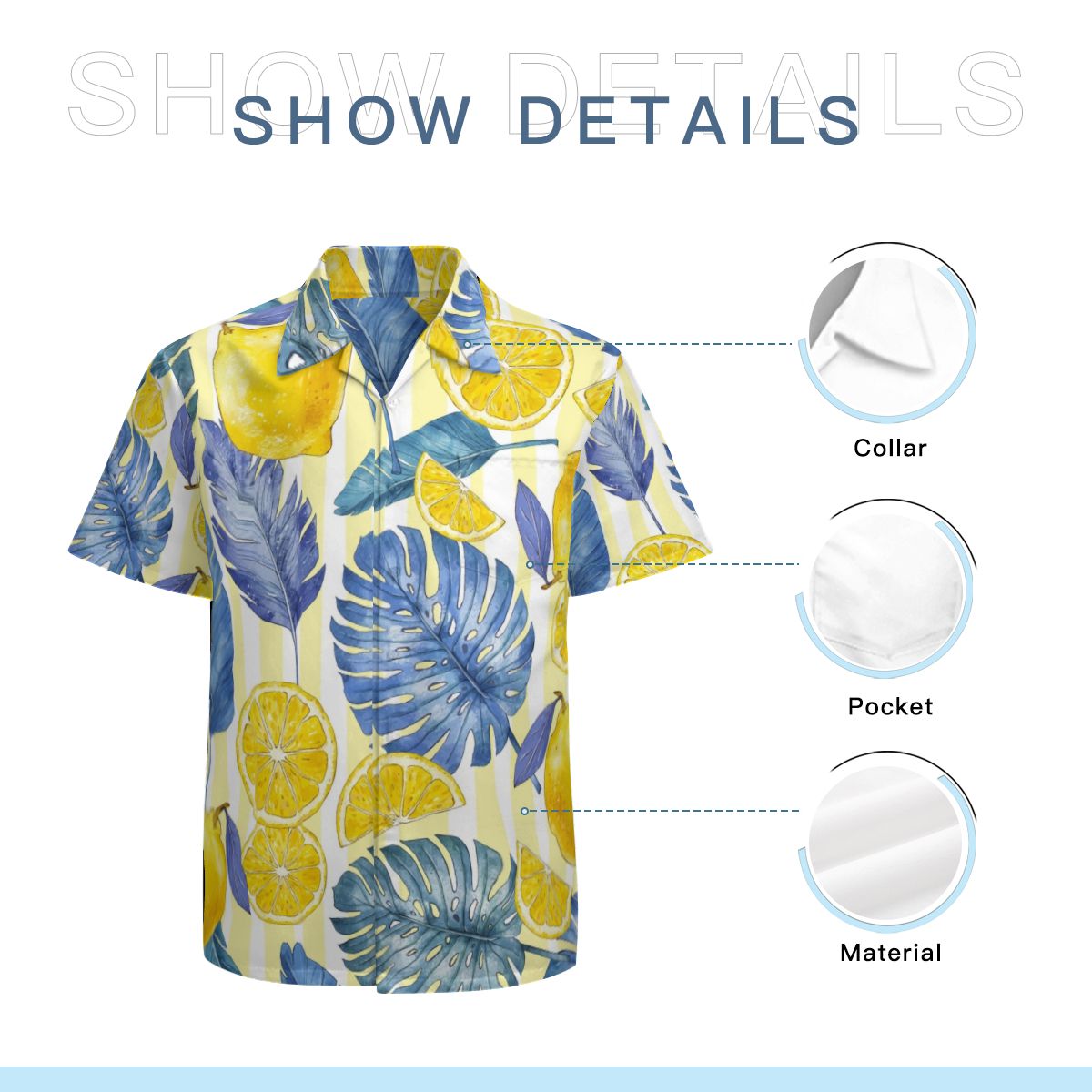 Lemon Hawaiian Shirts No.ZMBYGQ