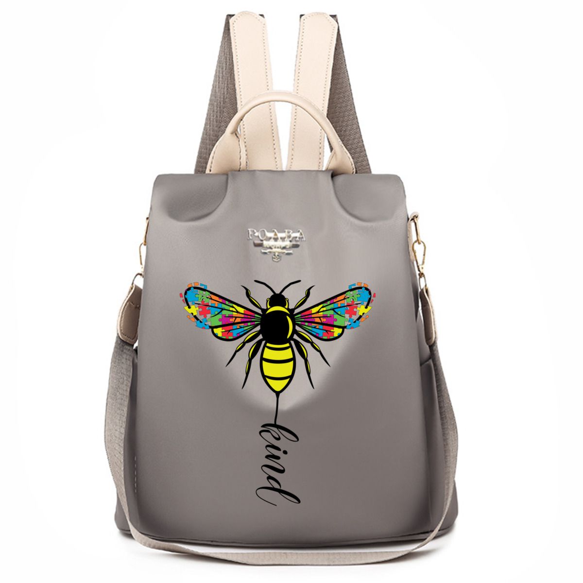 Cool Bee Kind Be Kind Backpack No.ZO3H4R