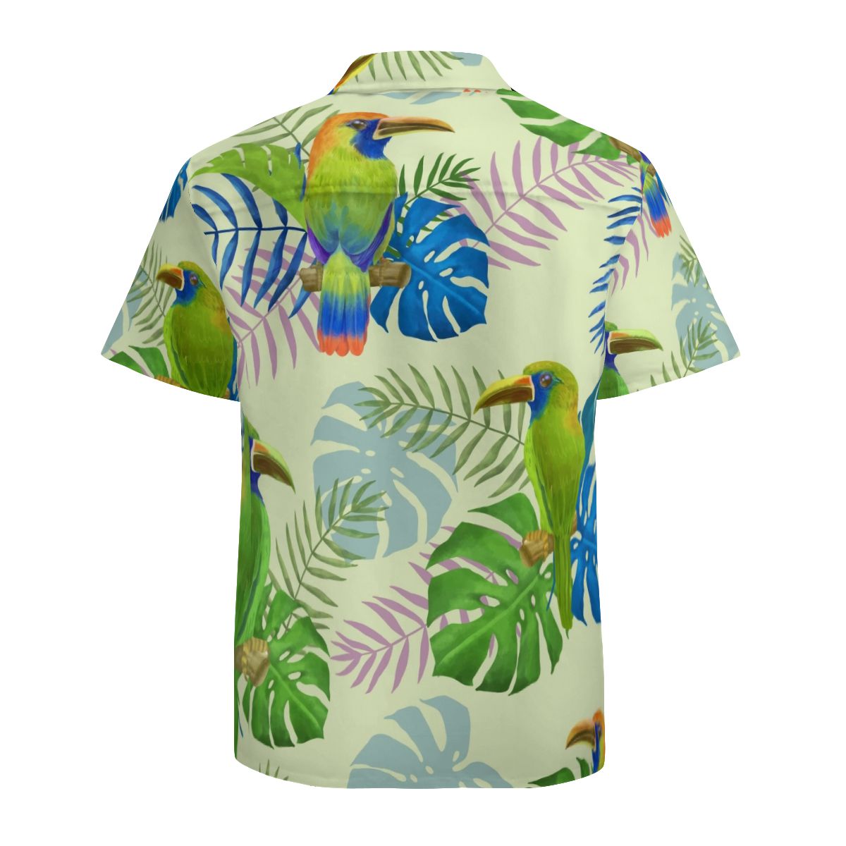 Tropical Leaves Parrot 2 Hawaiian Shirts No.ZSQIGL