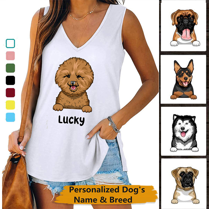 Personalized Dog's Name & Breed Tank Top & Classic Tee No.YDOG06M