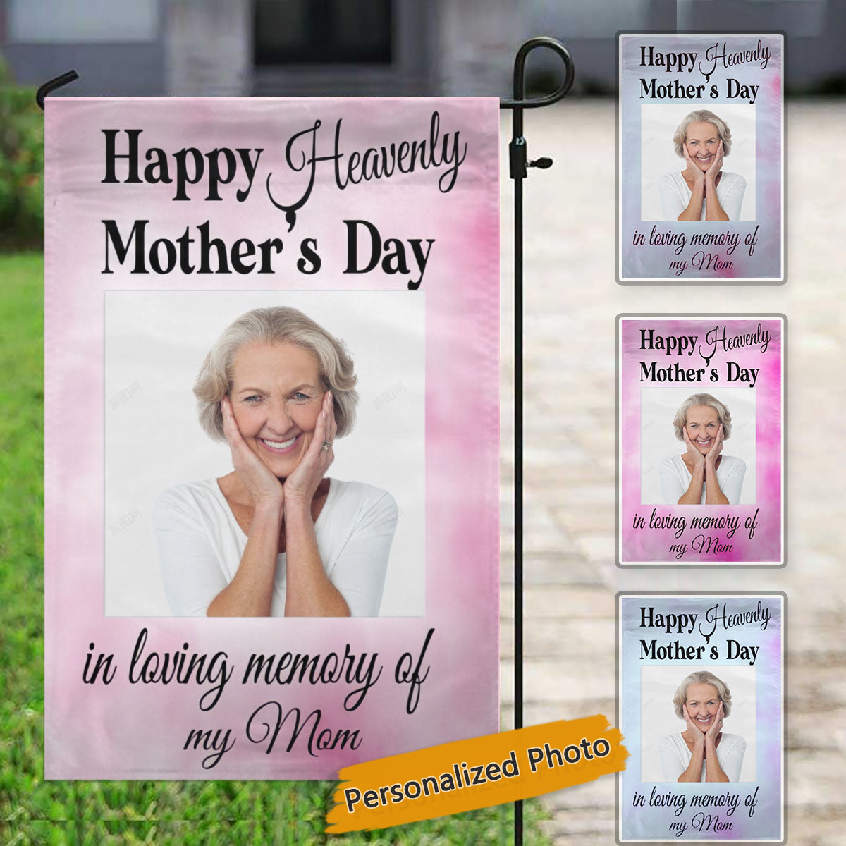 Mother's Day Memorial Flag, Heavenly Mother's Day, Memory of Mom, Memorial for Mom, Heavenly Mom