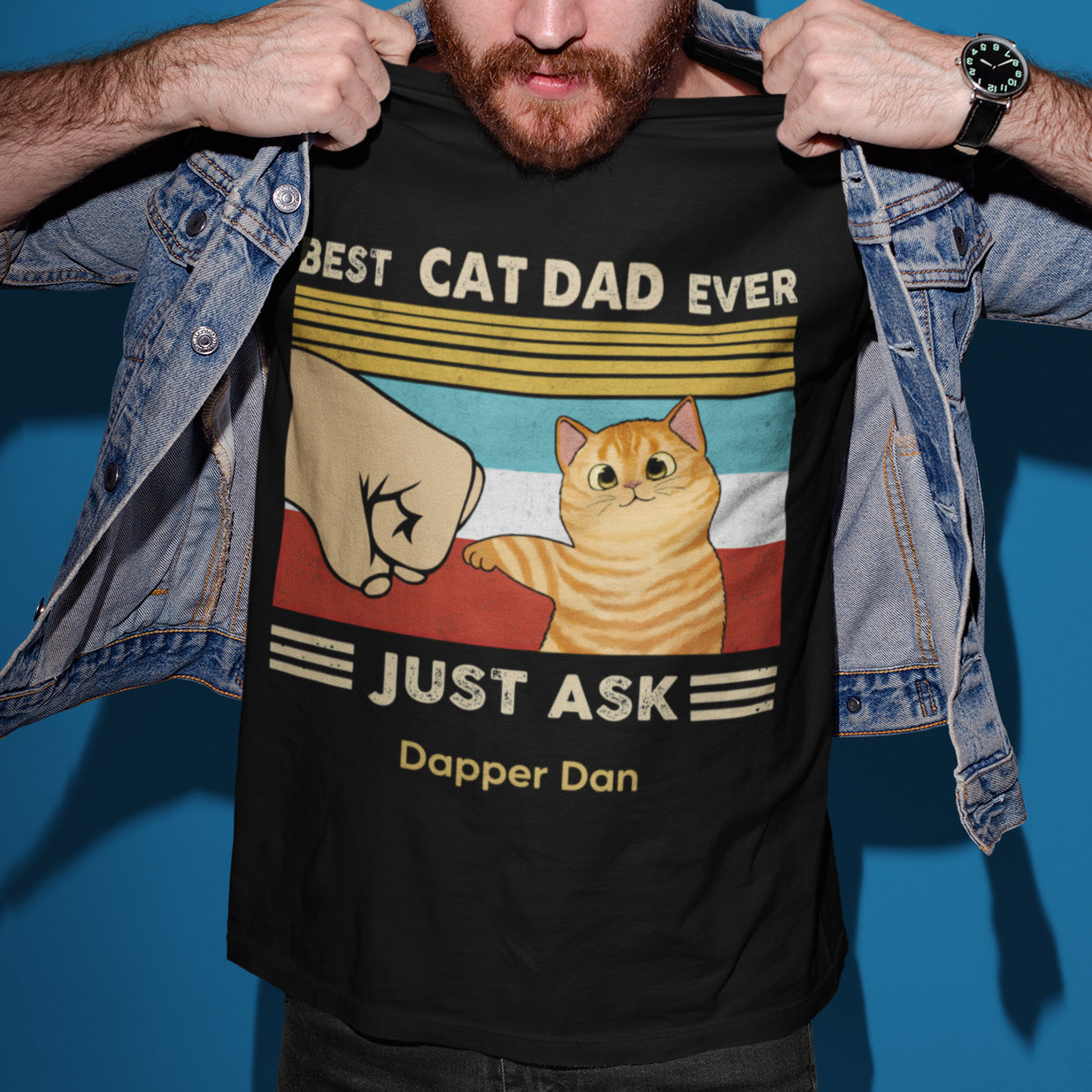 Best Cat Dad/Mom Ever Unisex T-Shirt Personalized Gift for Dad/Mom