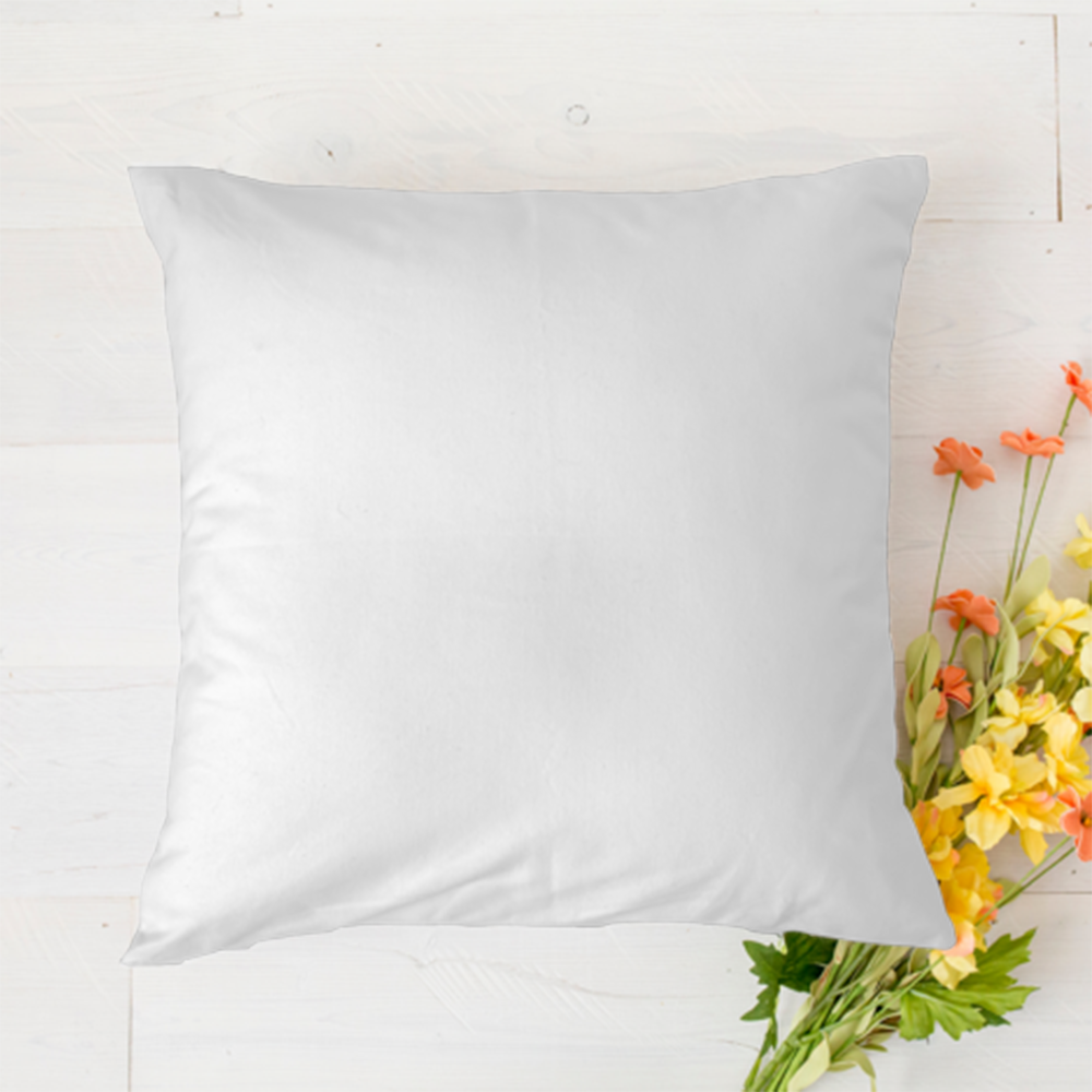 Personalized Photo and Name Memorial Polyester Linen Pillow