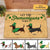 Dachshund Dog Let The Shenanigans Begins St Patrick‘s Day Personalized Doormat