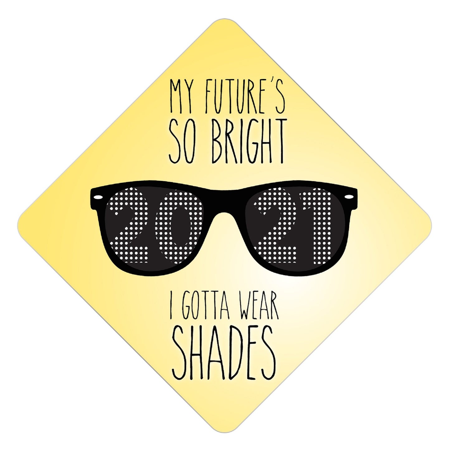 Future Is So Bright Grad Cap Tassel Topper