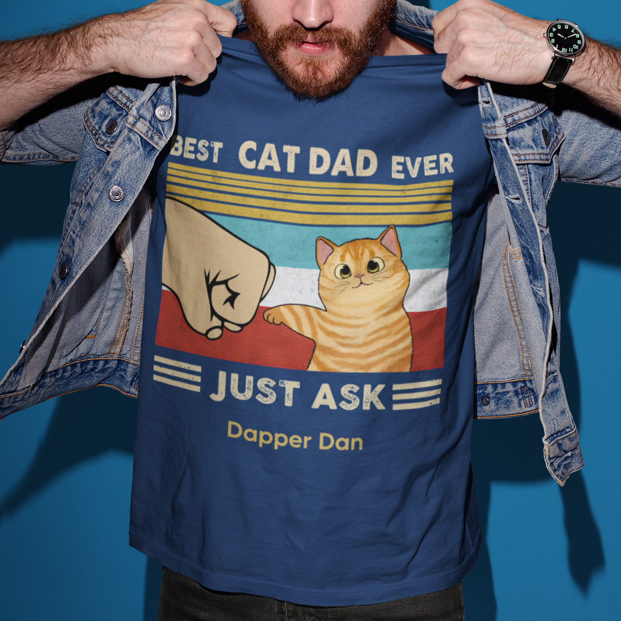 Best Cat Dad/Mom Ever Unisex T-Shirt Personalized Gift for Dad/Mom