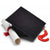 Black Glitter Background - Tassel Topper - Graduation Cap Topper
