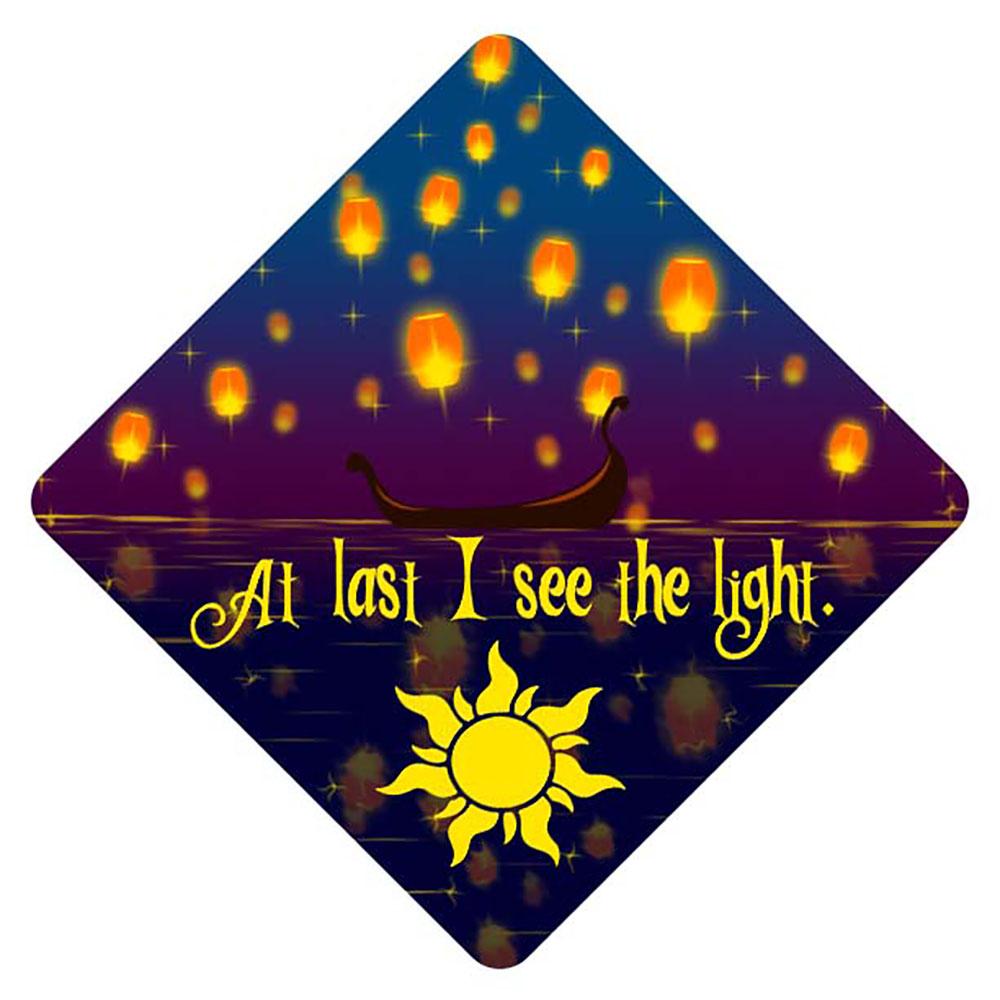 Graduation Cap Topper - At Last I See The Light - Tangled - Tassel Topper