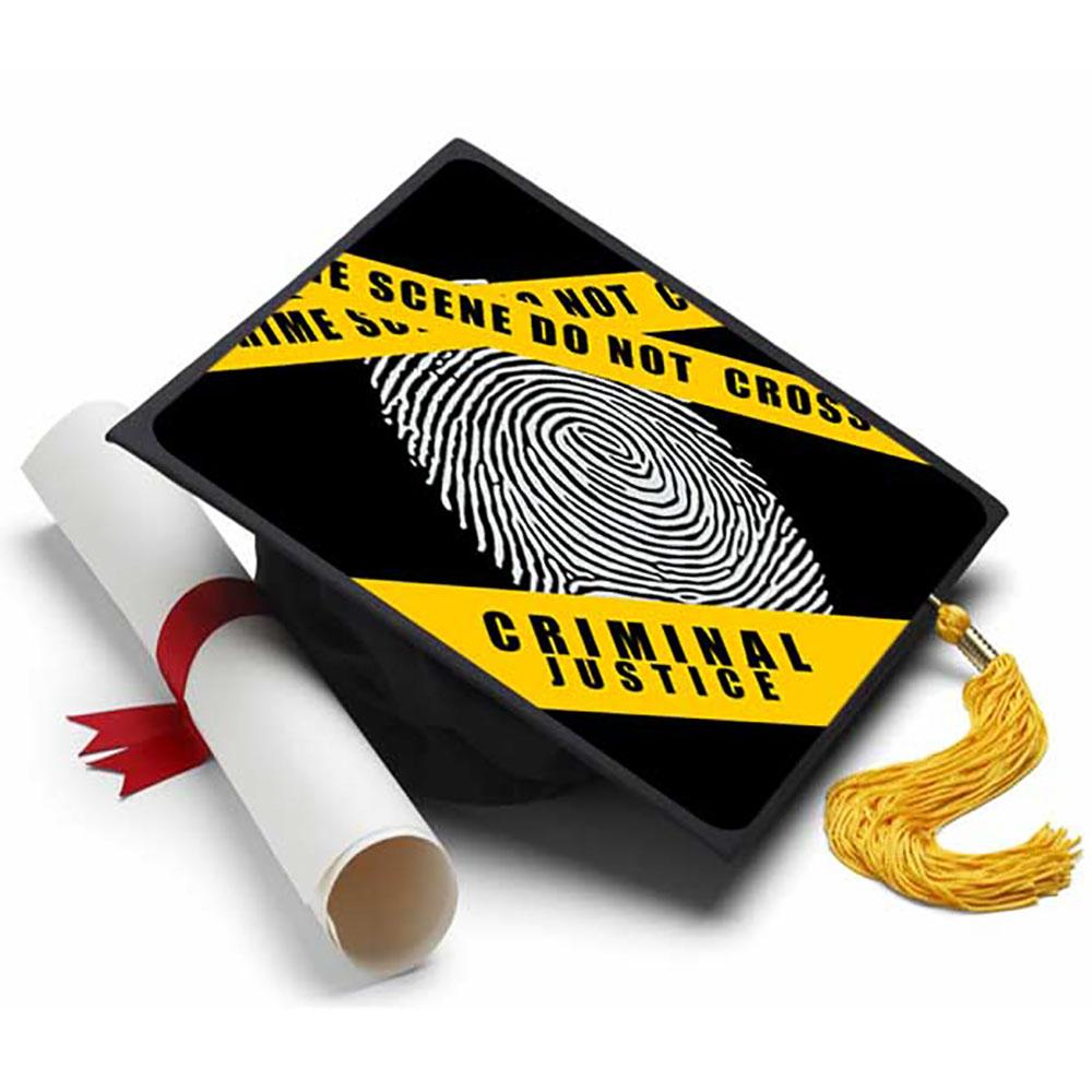 Criminal Justice Grad Cap Tassel Topper